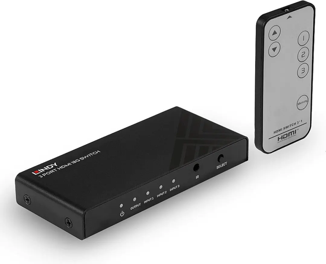 Lindy 38232 HDMI-switch 3 Poorten