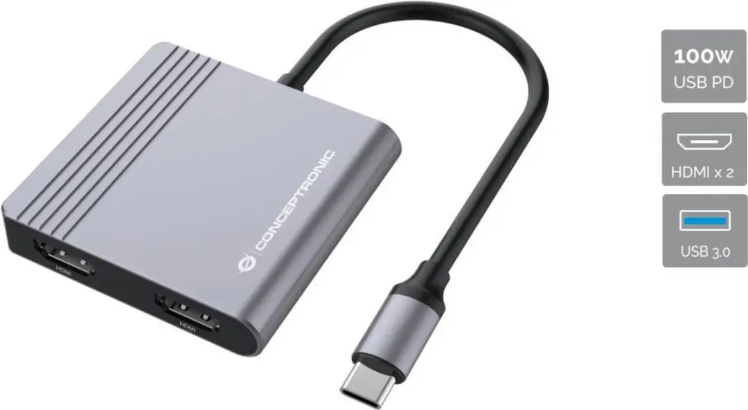 Conceptronic DONN13G USB 3.2 Dockingstation