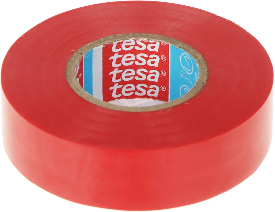 Tesa PVC Isolatietape 19mm x 20m - Rood