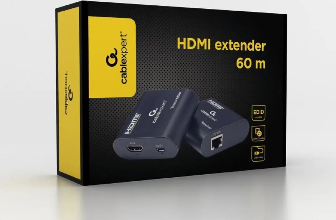 Cablexpert DEX-HDMI-03 HDMI Verlenger UTP - Zwart