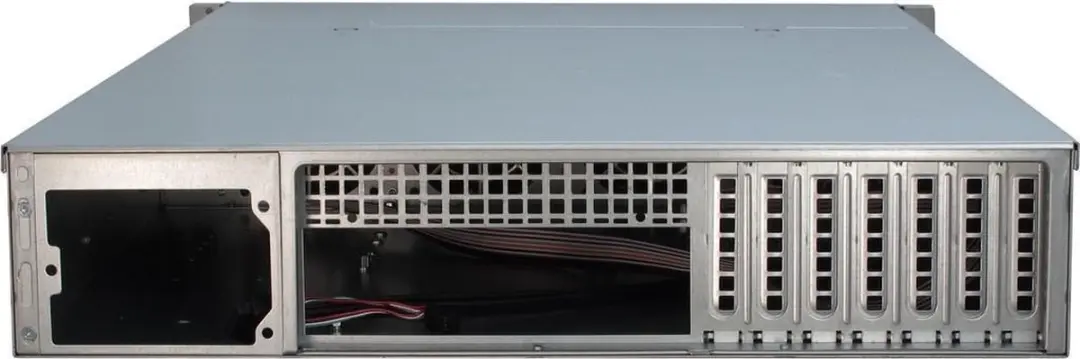 Inter-Tech IPC 2U-2412 Rack - 14x 2.5" + 1x 3.5" - Zwart/Zilver