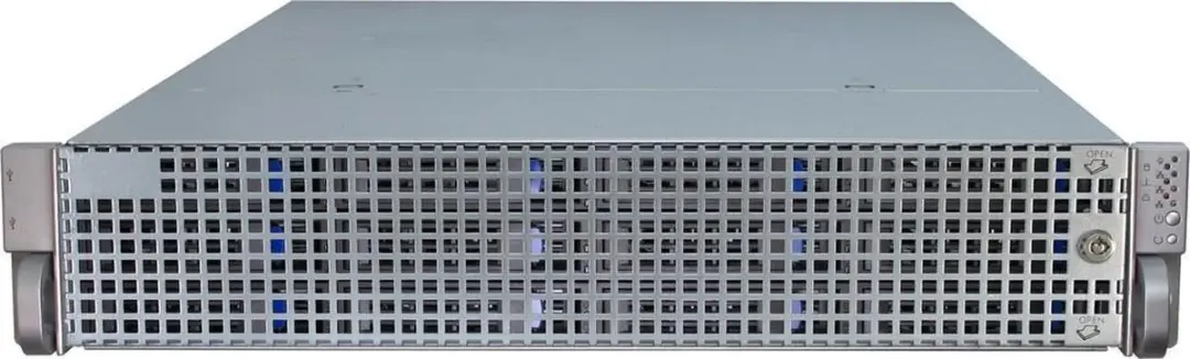 Inter-Tech IPC 2U-2412 Rack - 14x 2.5" + 1x 3.5" - Zwart/Zilver