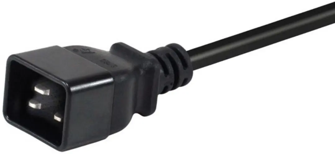 Equip 112130 IEC C20-C19 Snoer 1,8m - Zwart