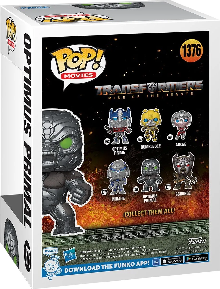 Funko Transformers Rise of the Beasts Optimus Primal POP! - 63957 - 9cm