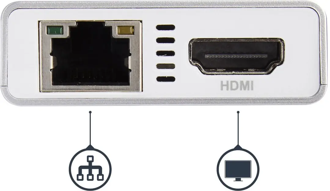 Startech DKT30CHPDW USB Hub - 60W - Zilver