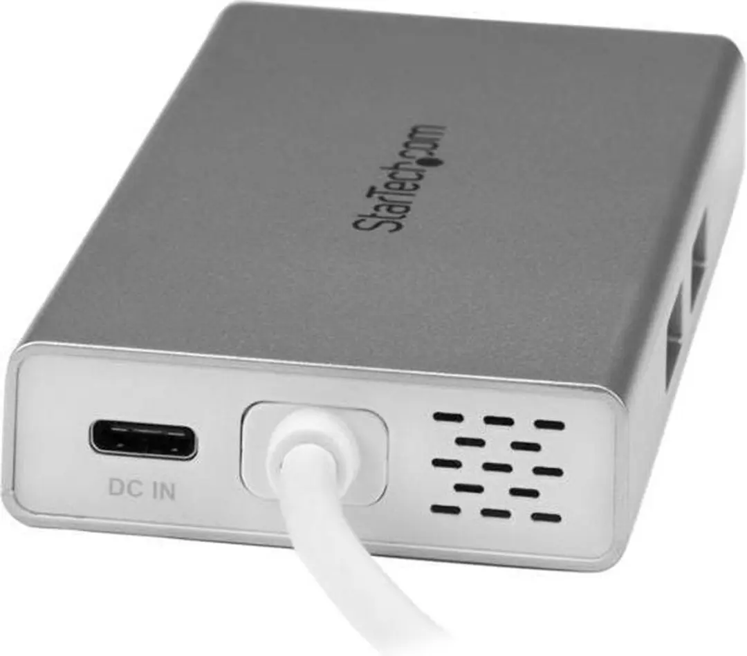 Startech DKT30CHPDW USB Hub - 60W - Zilver - afbeelding 6 van 6