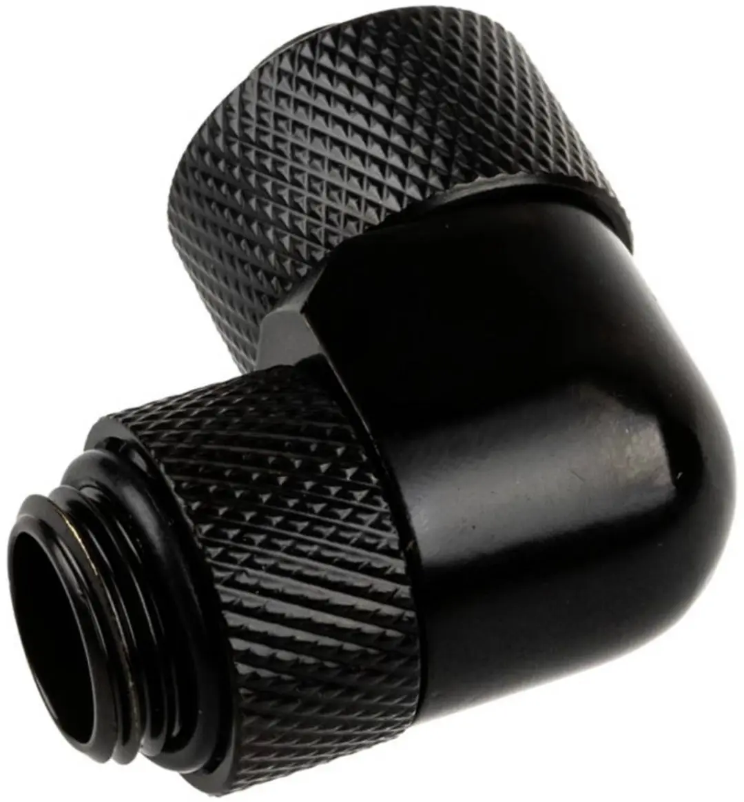 Alphacool Eiszapfen G1/4 90° Waterkoelinghoekverbinder - Zwart