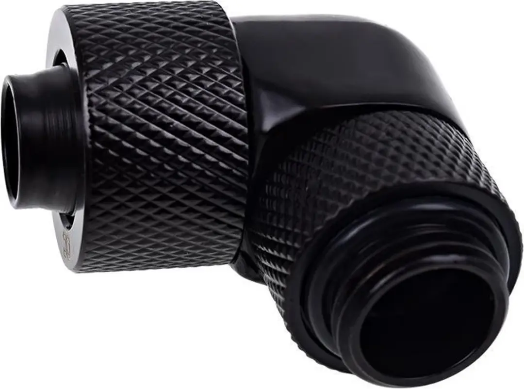 Alphacool Eiszapfen G1/4 90° Waterkoelinghoekverbinder - Zwart