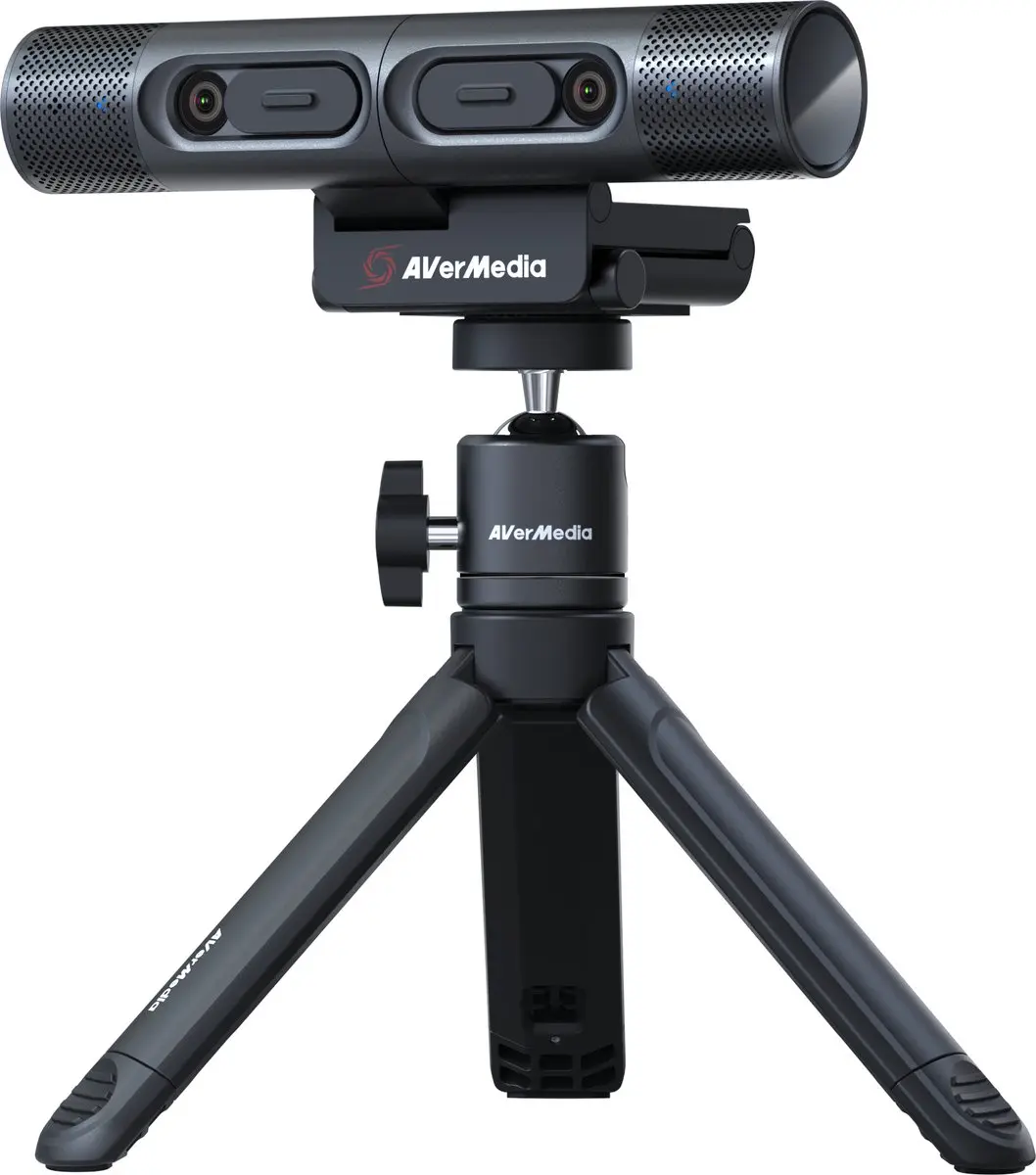 AVerMedia PW313D Webcam FHD - Zwart
