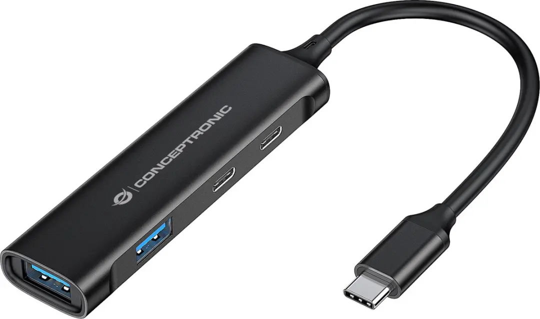 Conceptronic HUBBIES12B USB-Hub 4 Poorten