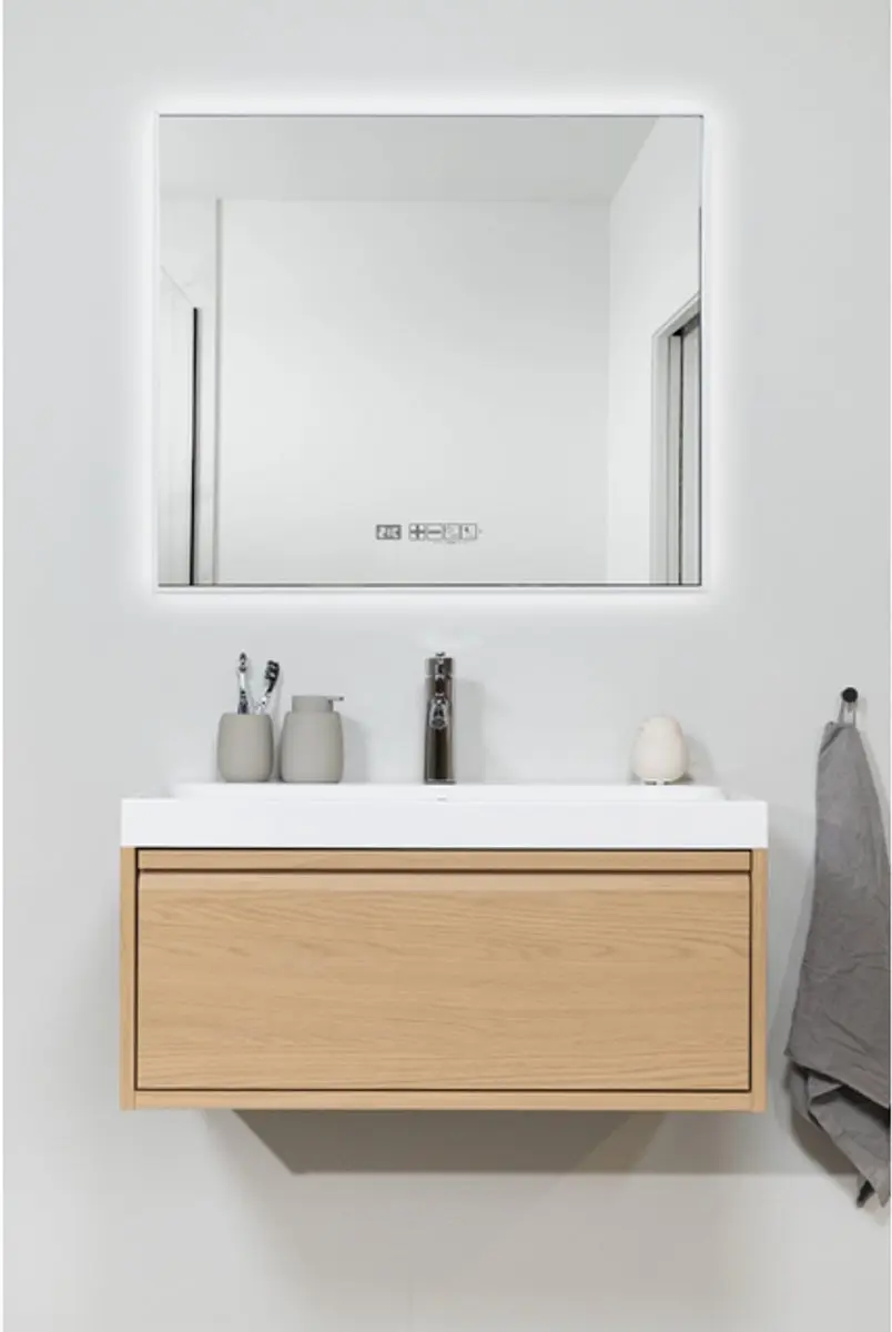 Eurom Sani 400 Mirror Infraroodpaneel 80x70cm - WiFi - 400W - Mat wit