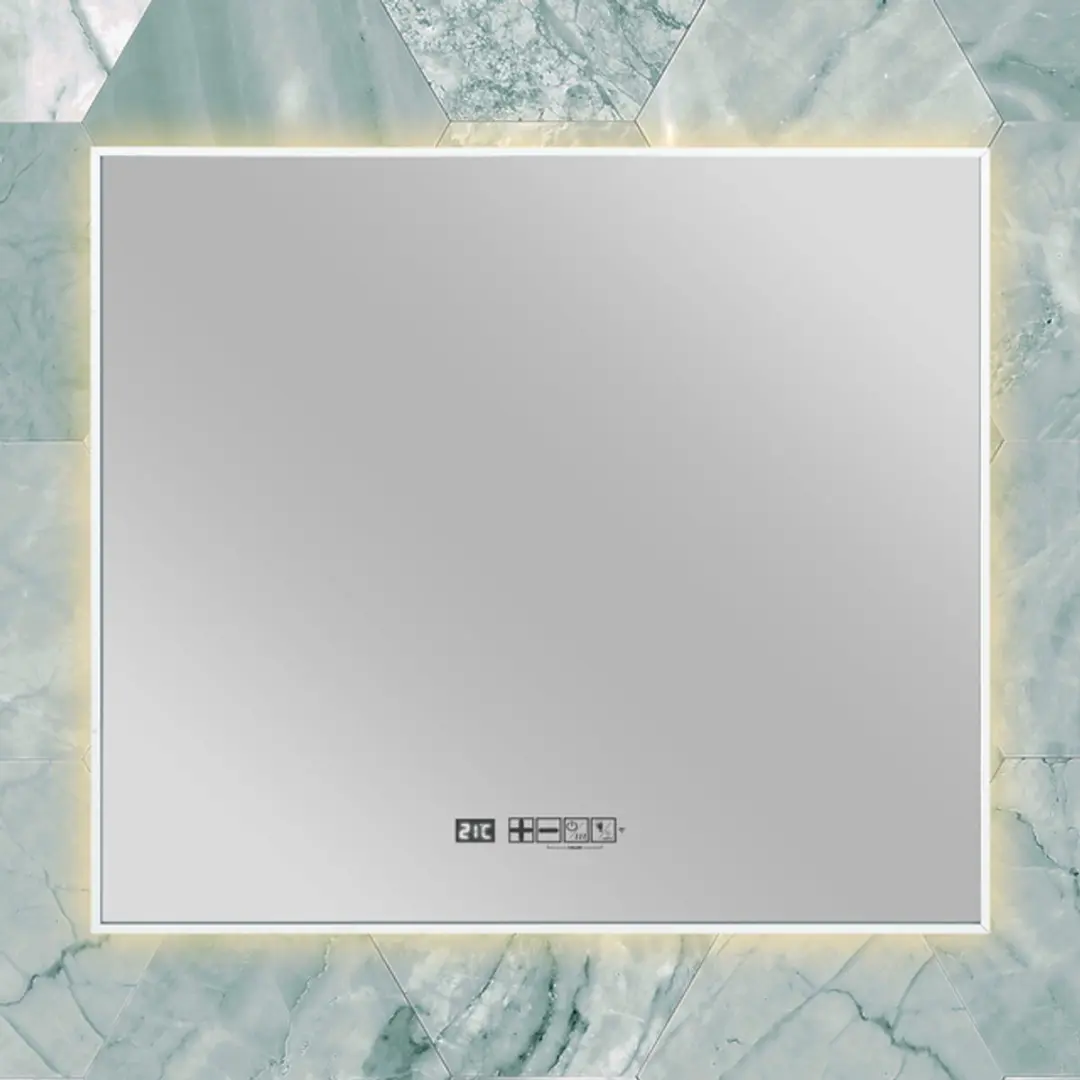 Eurom Sani 400 Mirror Infraroodpaneel 80x70cm - WiFi - 400W - Mat wit