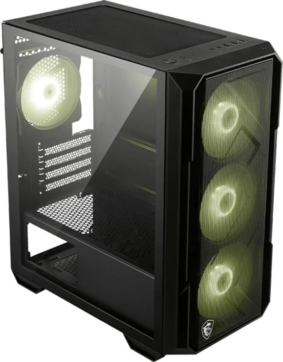 MSI MAG Forge M120R Mini Tower - Zwart/Transparant
