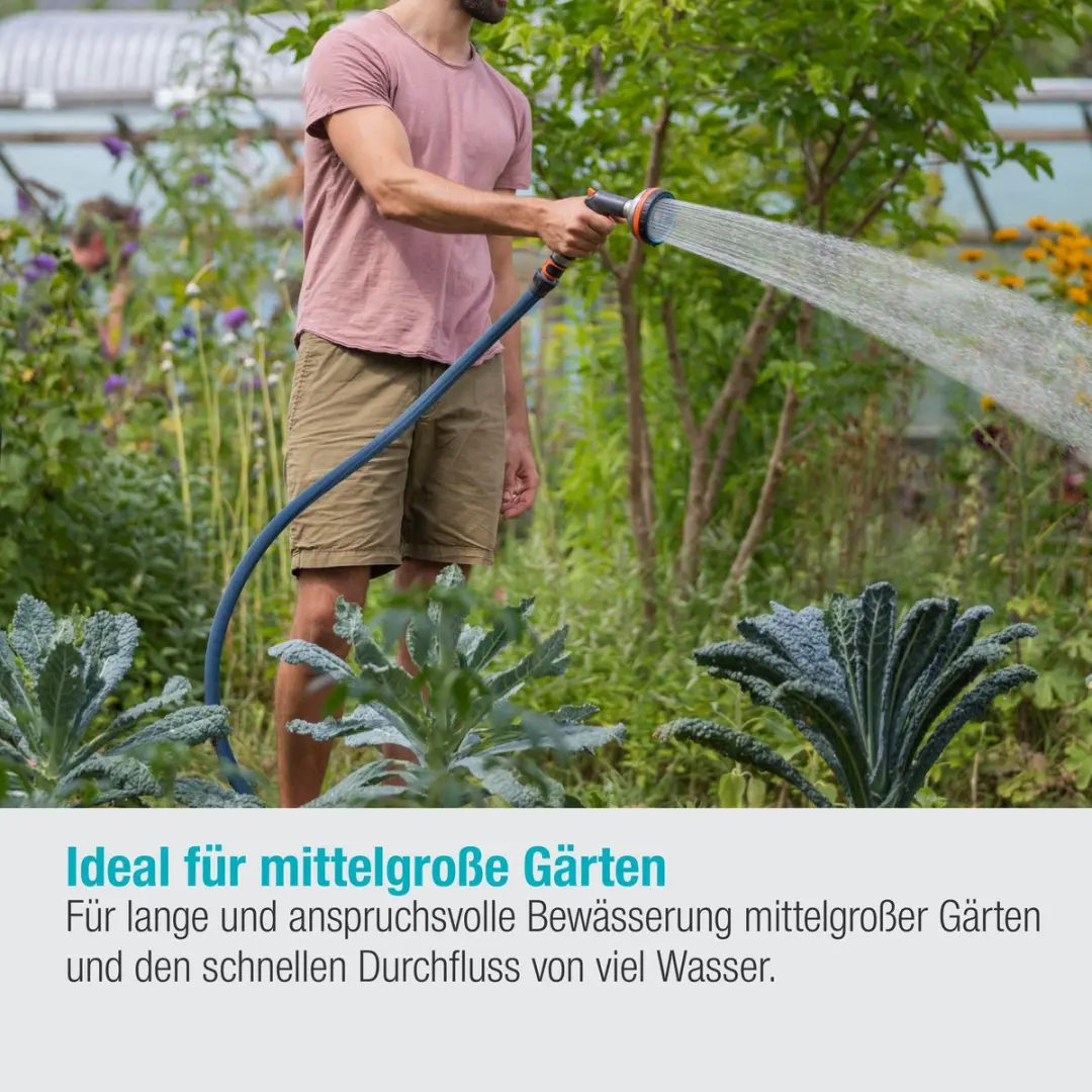 Gardena Liano Xtreme Textielslangset 20m - Zwart