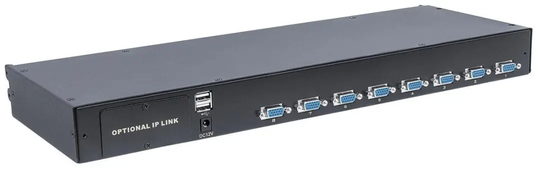 Intellinet 507776 KVM-switch - 2x USB 2.0 - Zwart