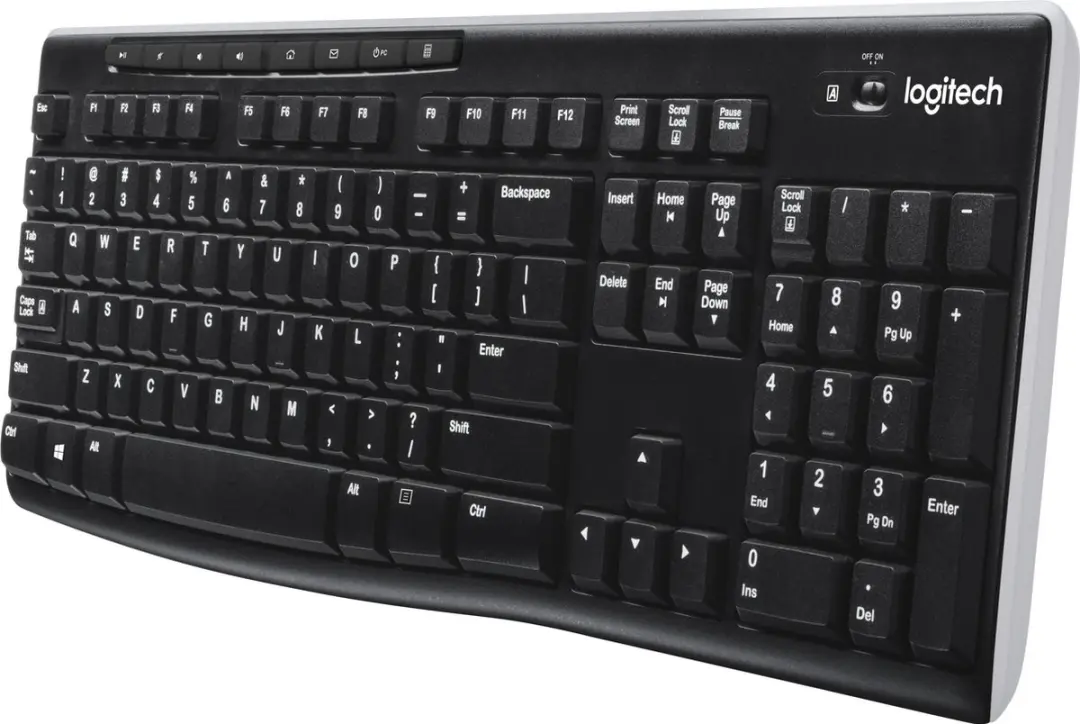 Logitech K270 Draadloos Toetsenbord AZERTY - Zwart