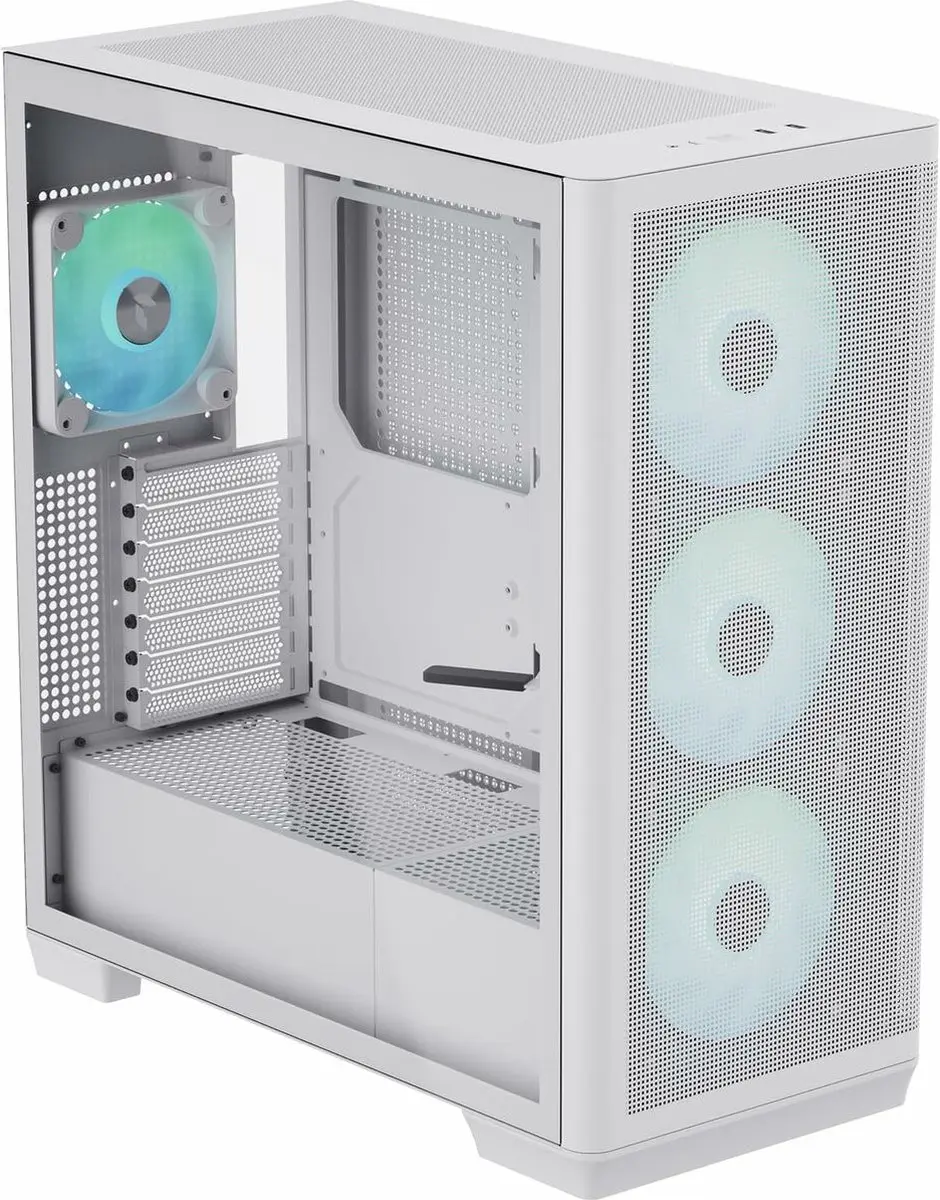 APNX C1 Mid-Tower Gaming Behuizing - Wit