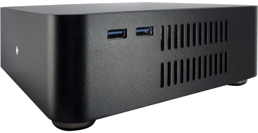 Inter-Tech ITX A60 Mini Tower 60W - Zwart