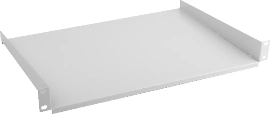 Lanberg AK-1008-S 19" Vaste Plak 1U - 483x315mm - 25kg Grijs
