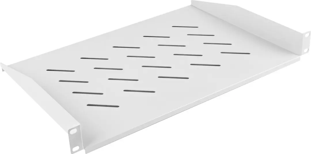 Lanberg AK-1008-S 19" Vaste Plak 1U - 483x315mm - 25kg Grijs