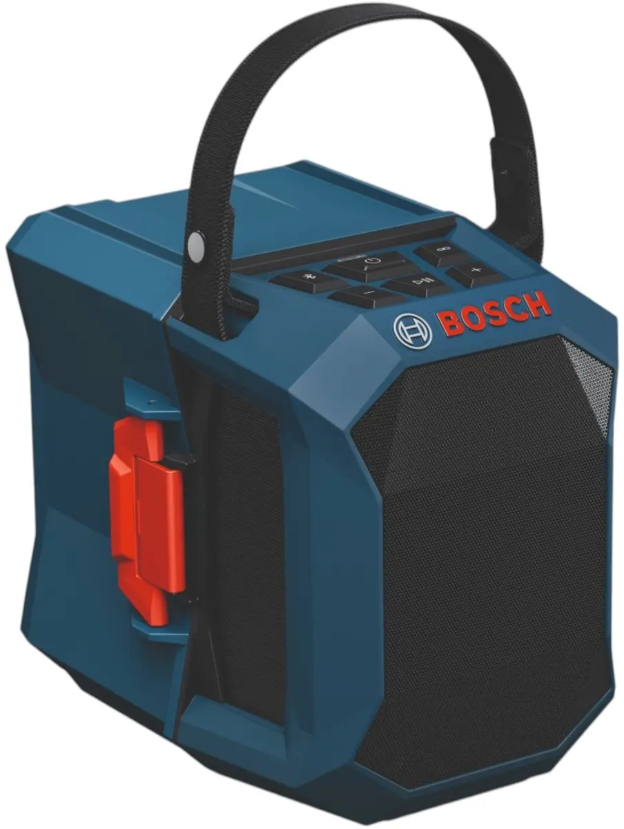Bosch GPB 18V-1 C Accu-Speaker & Accudeksel - Blauw/Rood/Zwart - afbeelding 2 van 4