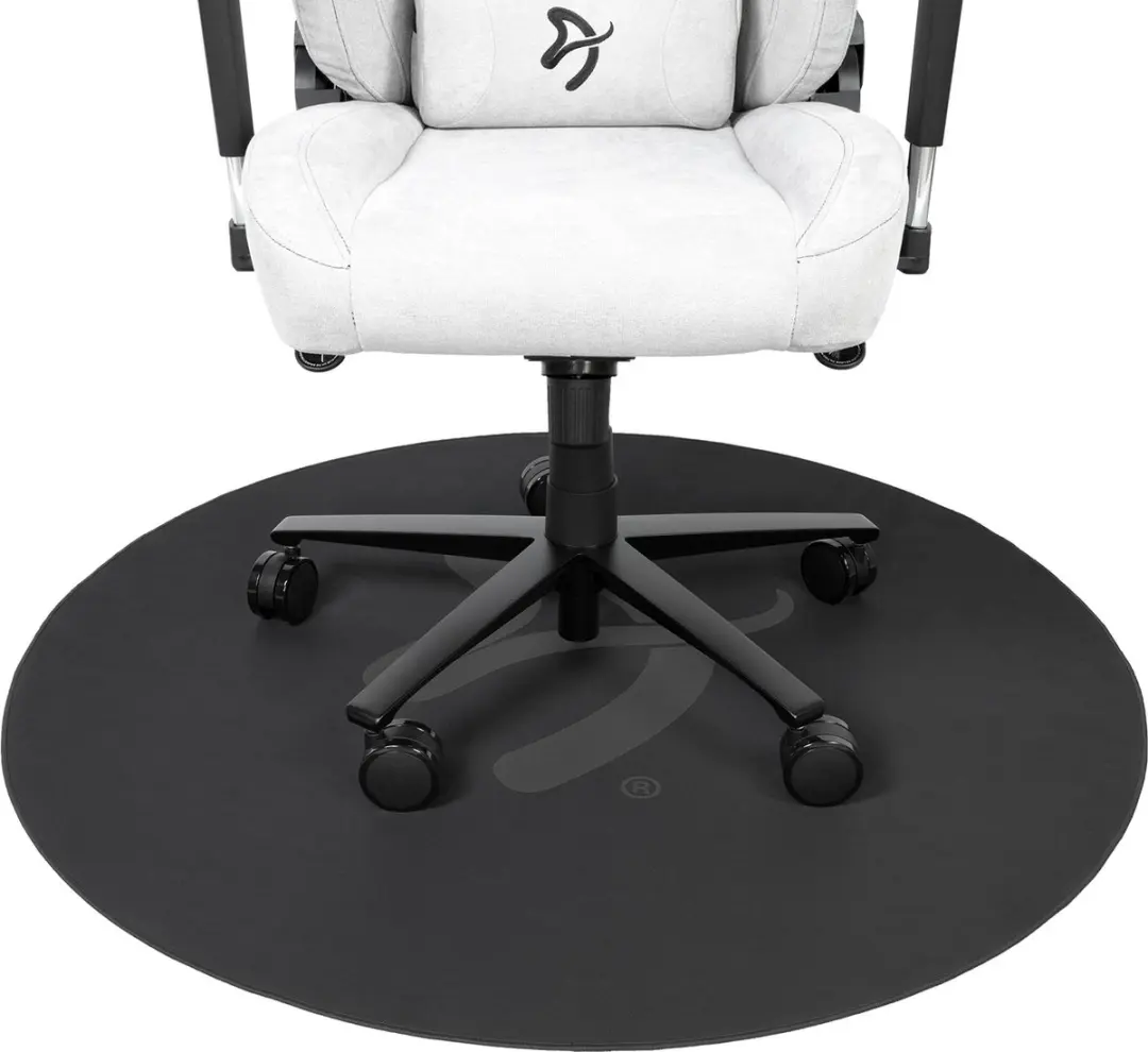 Arozzi Zona Round Vloerbeschermer Ø121cm - Zwart/Grijs