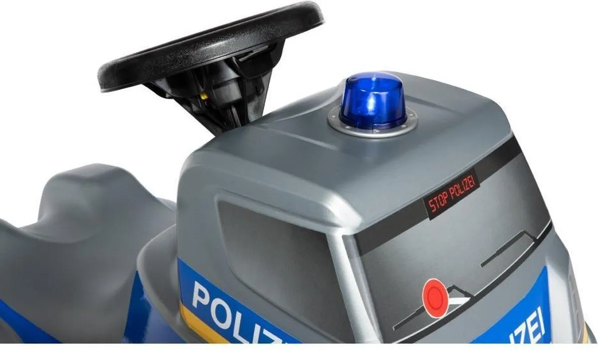Rolly Toys FerbedoTruck Polizei Loopauto - Blauw - afbeelding 6 van 6