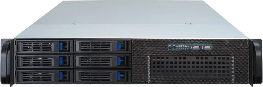 Intertech IPC 2U-2406 Computerbehuizing 88887196 - Zilver
