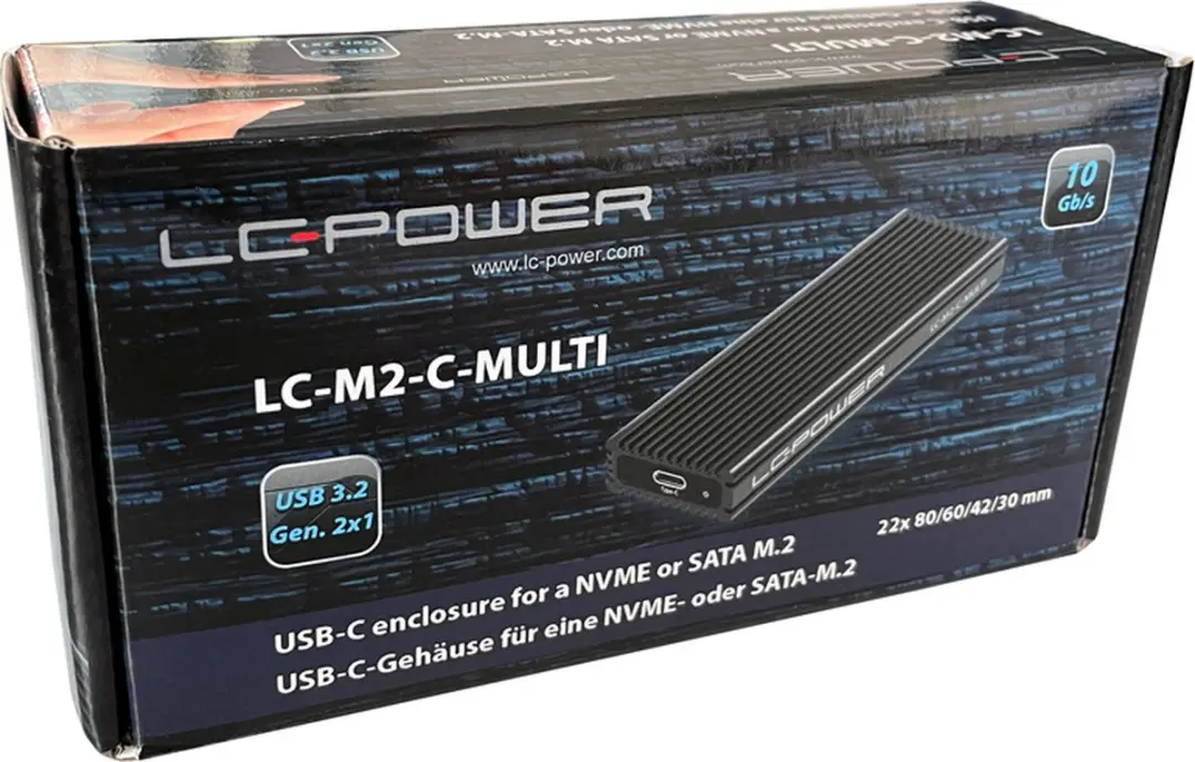 LC Power LC-M2-C-MULTI SSD Behuizing - SATA