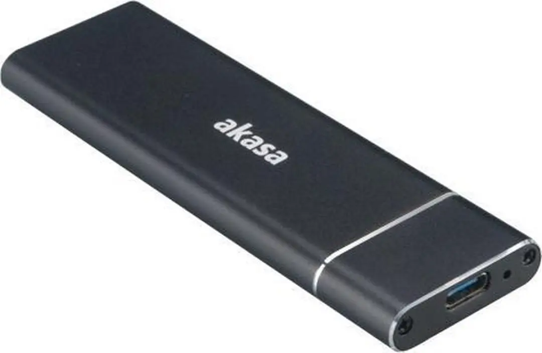 Akasa AK-ENU3M2-02 M.2 SSD Behuizing - USB 3.1 Gen2 - Zwart - afbeelding 6 van 6