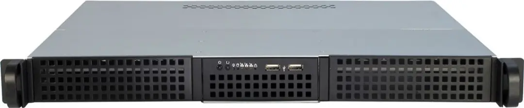 Inter-Tech 1U-10240 Rack - 8x 2.5" 2x 3.5" 2x 5.25" - Zwart