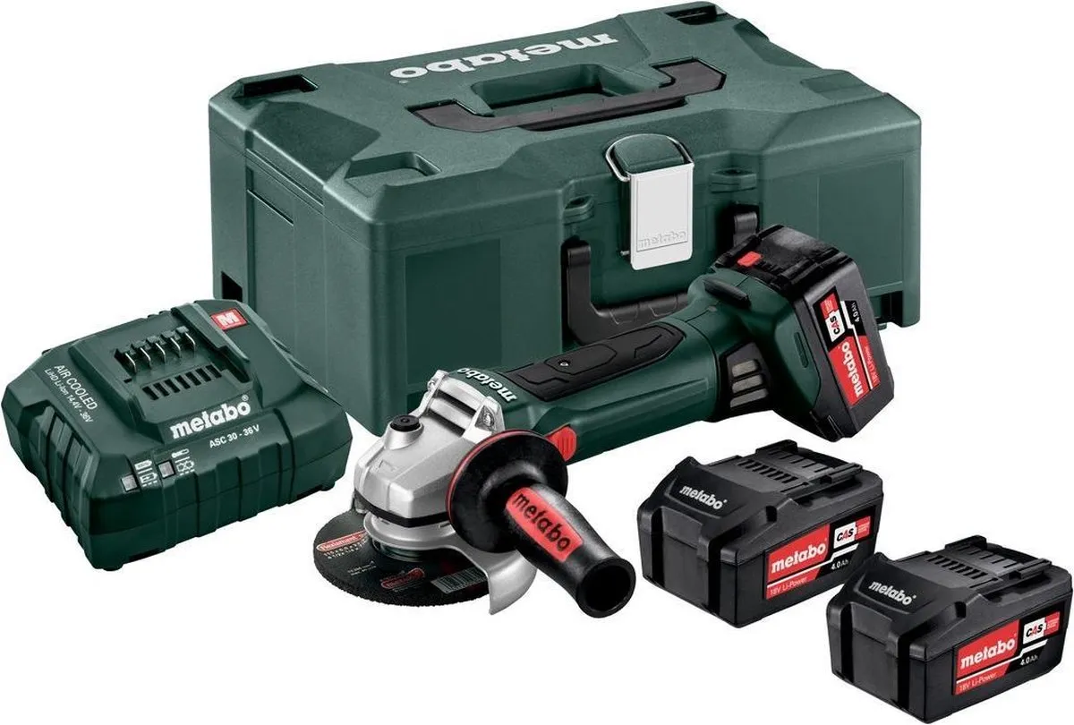Metabo W 18 LTX 125 Haakse Slijper