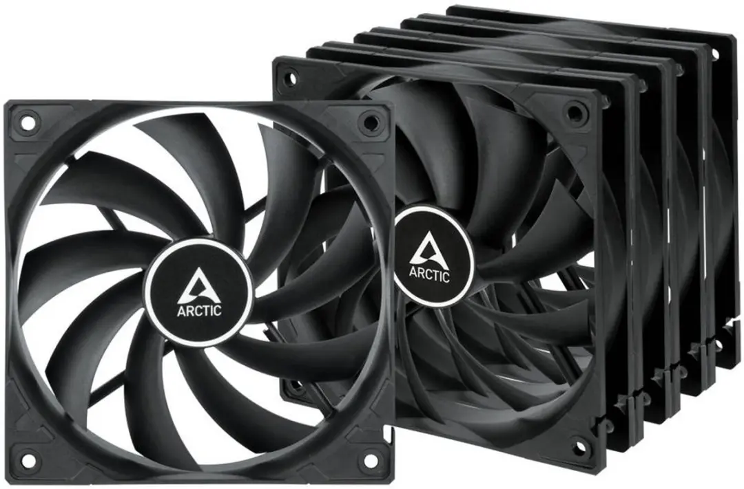 Arctic F12 ACFAN00248A Ventilatorhuis - 5 Stuks - 120mm - Zwart