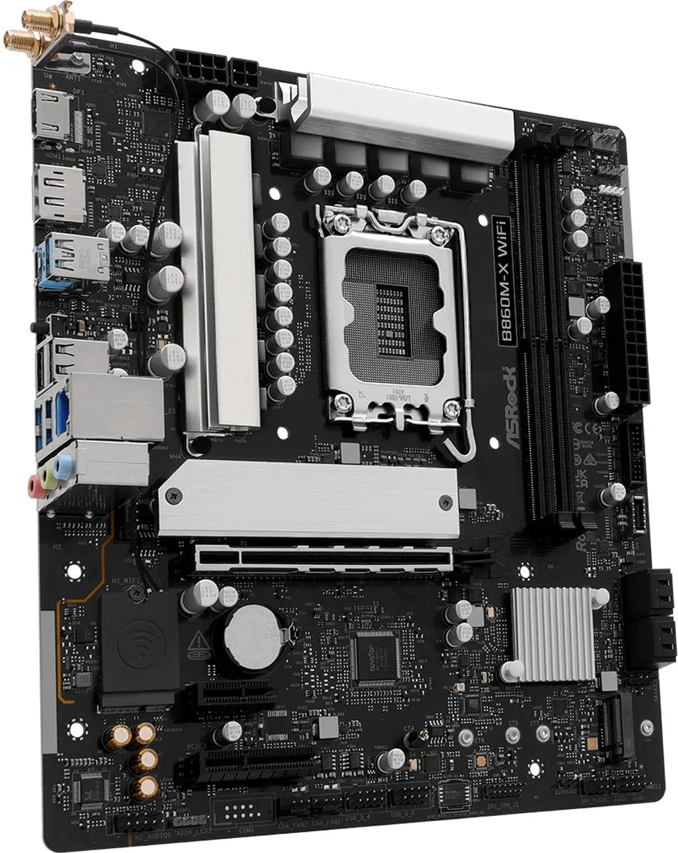 ASRock B860M-X WiFi microATX - Intel B860 - LGA1851