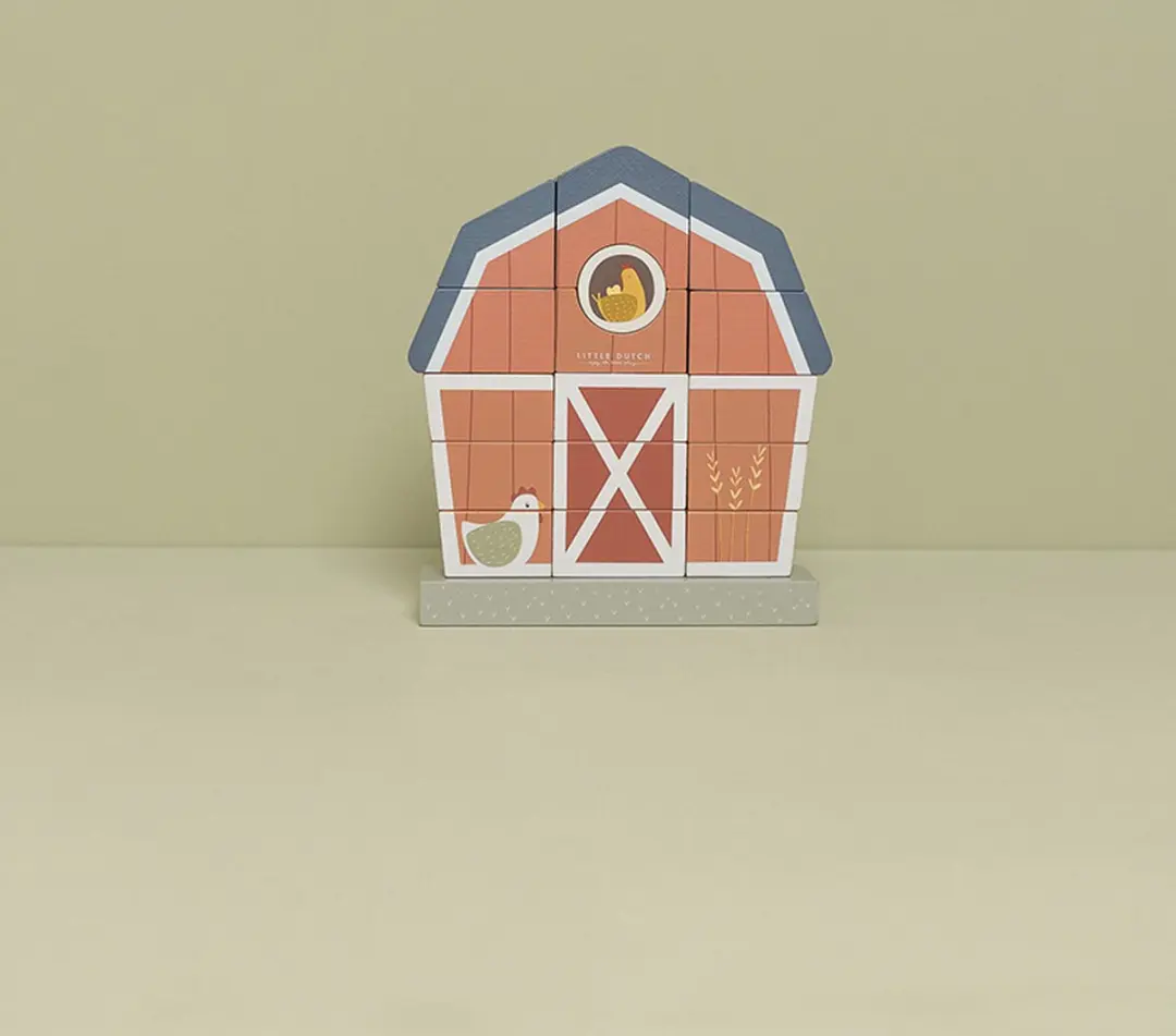 Little Dutch Stapelboerderij FSC - 30 Stuks - Print