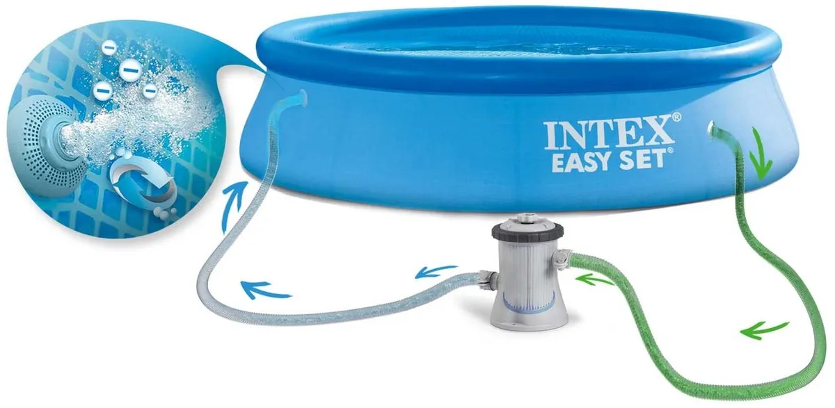 Intex 28108 Opblaasbaar Zwembad 244x61cm - Blauw - afbeelding 3 van 6