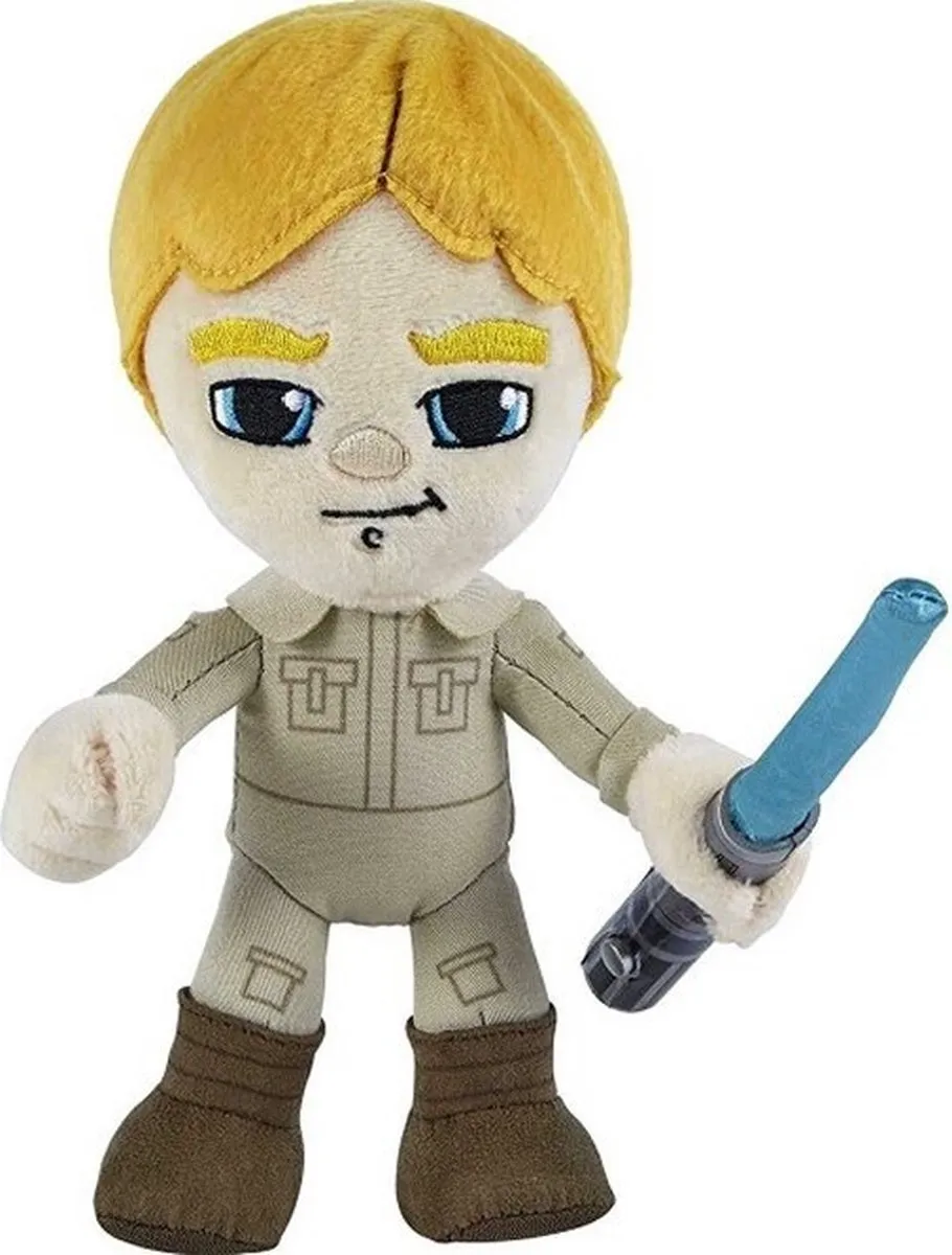 Star Wars Pluche Luke Skywalker met Lichtzwaard
