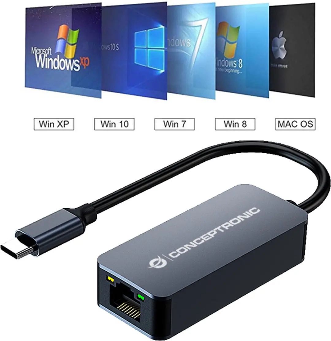 ABBY12GC USB-C naar 2.5GbE Netwerkadapter - Grigio