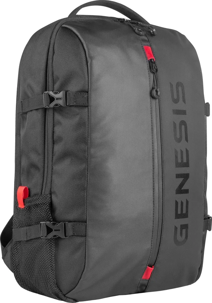 Genesis Pallad 410 Rugzak - 15,6 inch - Zwart - afbeelding 5 van 6