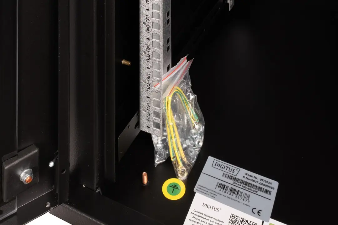 Digitus DN-19 16U-6/6-SW Wandrek - 100 kg - Zwart