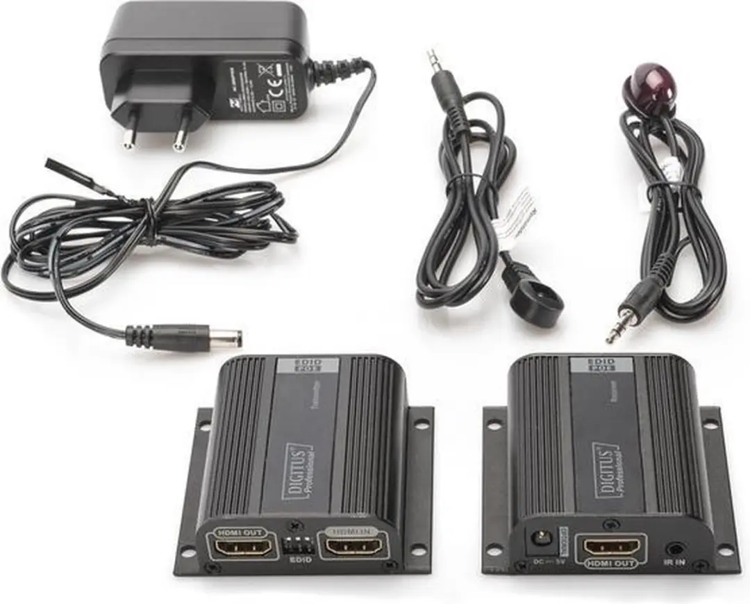 Digitus DS-55100-1 AV Extender - Zwart