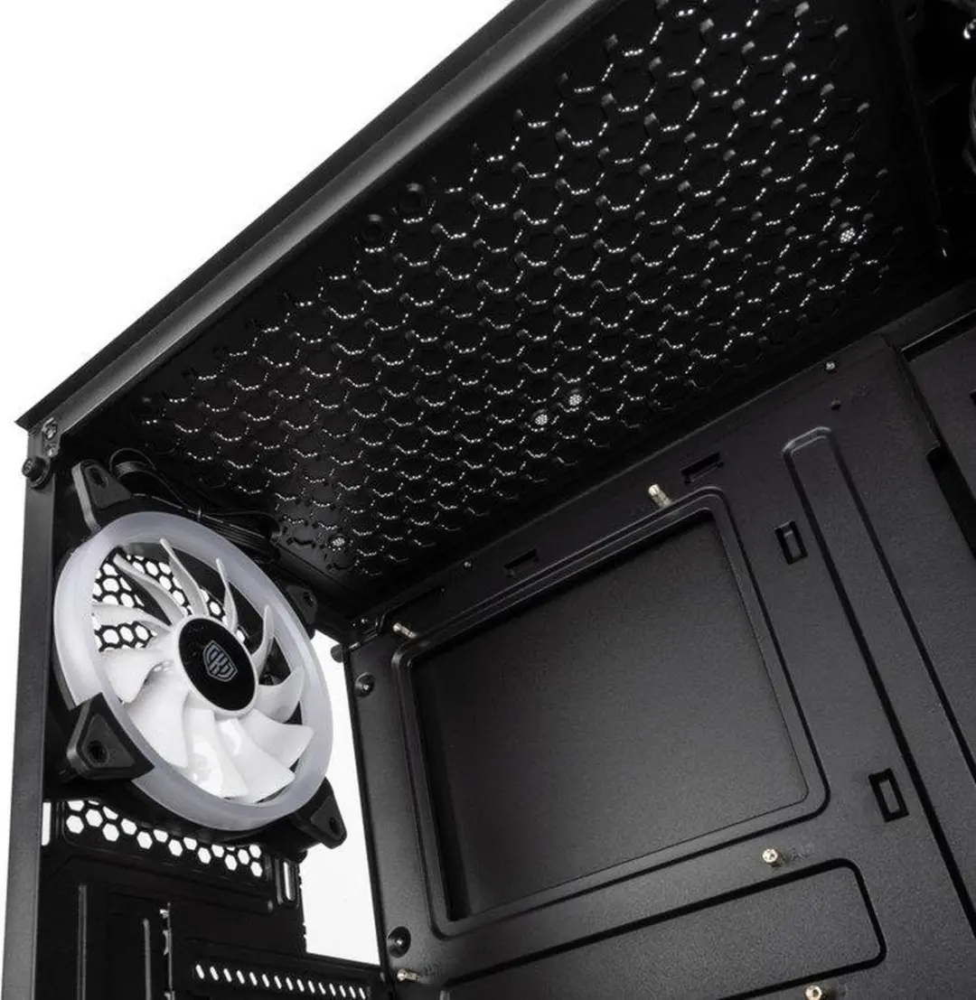 Kolink Observatory Lite Mesh - ATX Behuizing - 3x 2.5" 2x 3.5" - Zwart