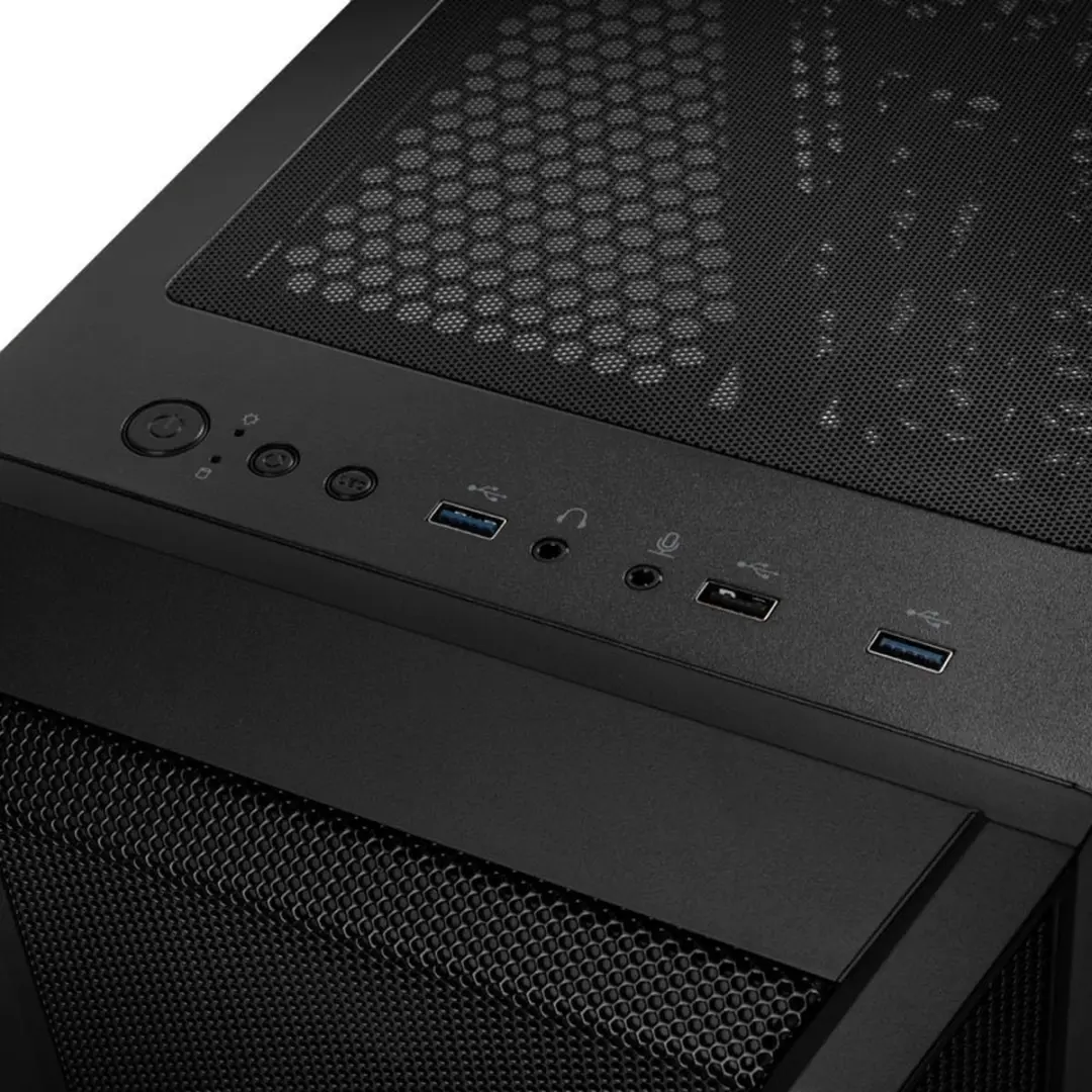 Kolink Citadel Mesh Micro Tower - Zwart
