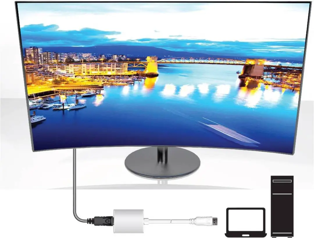 Club3D CAC-2003 DisplayPort naar VGA Adapter - Wit