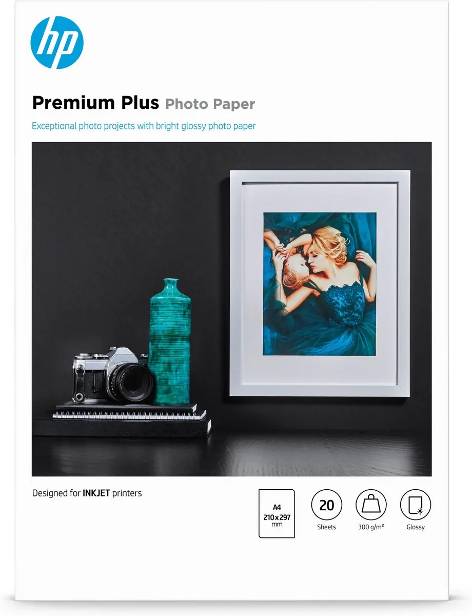 HP Premium Plus Glanzend Fotopapier CR672A