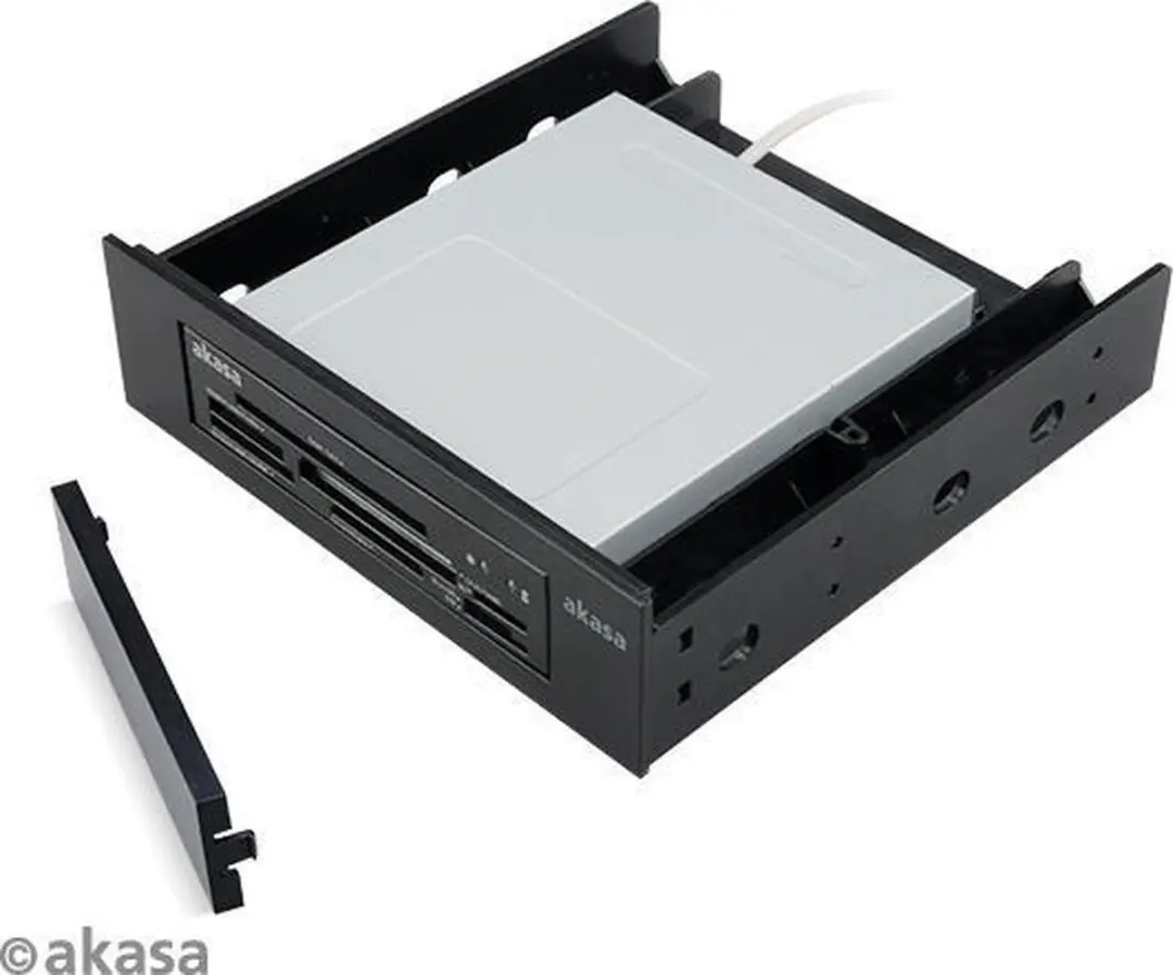 Akasa AK-HDA-12 5.25 Front Bay Adapter - Zwart