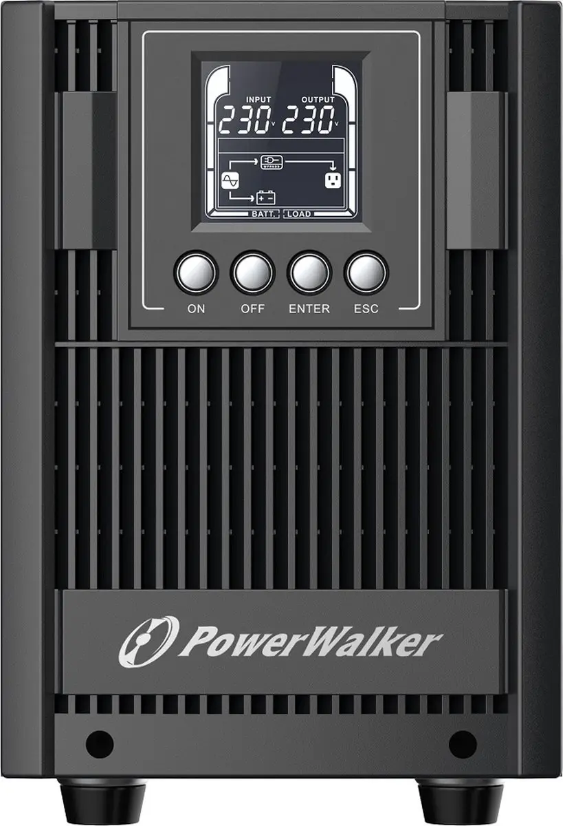 PowerWalker VFI 2000 AT UPS 1800W - 4 Stopcontacten - Zwart