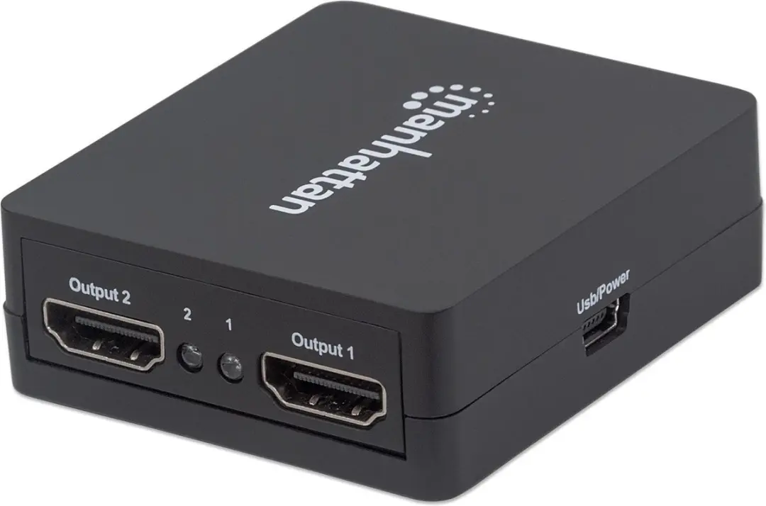 Manhattan 207652 HDMI-splitter 2 poorten - 1920x1080 - Zwart