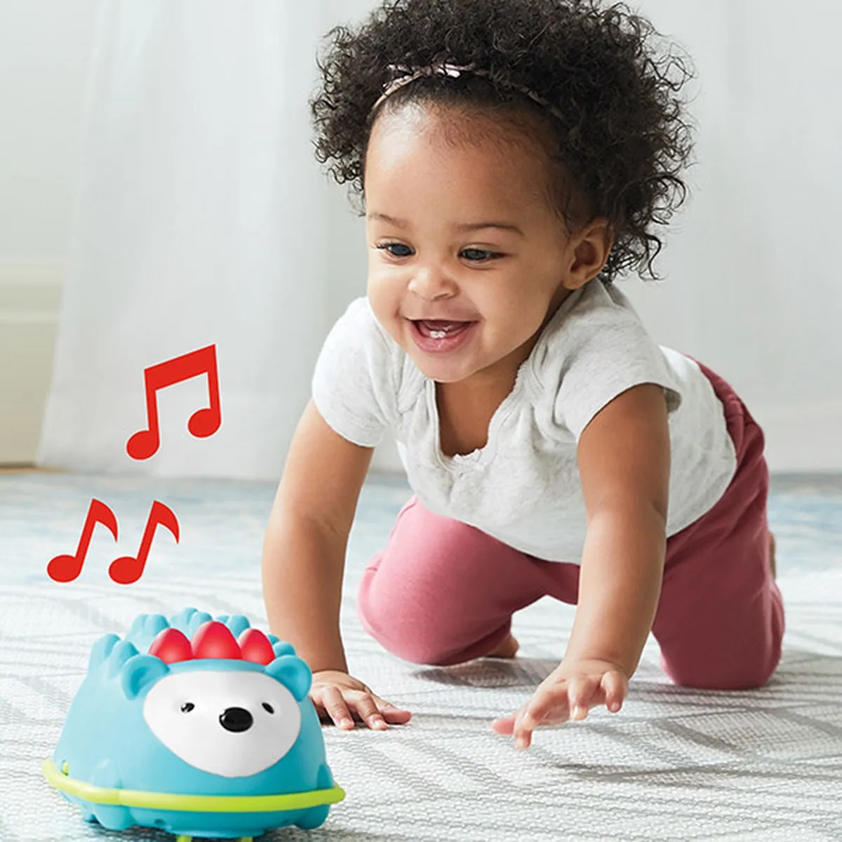 Skip Hop Hedgehog Crawl Toy S9K433310 - Babyspeelgoed met licht en geluid - afbeelding 6 van 6
