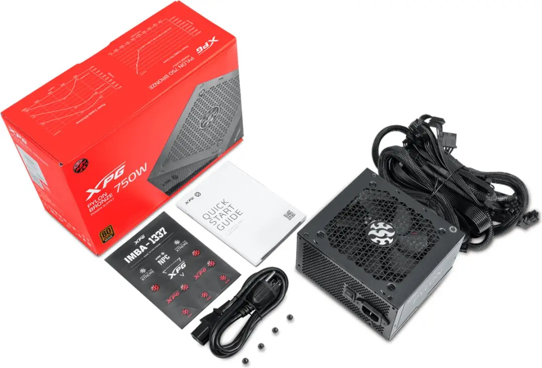 ADATA XPG PYLON 550W ATX Voeding - Zwart